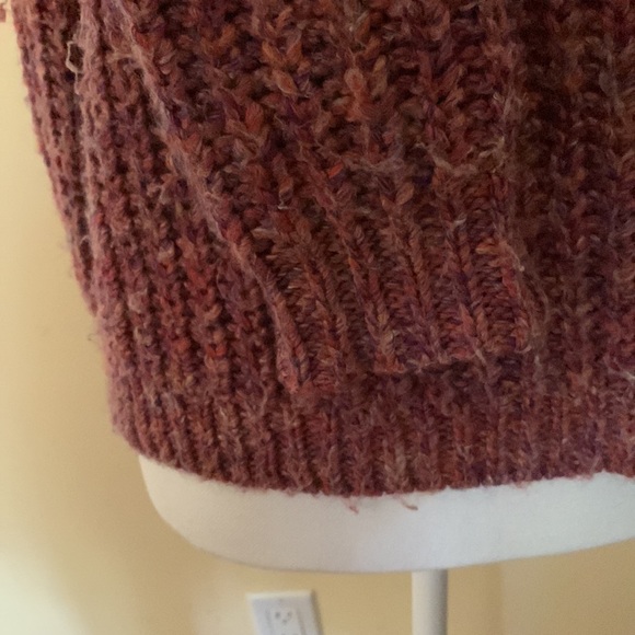 J Crew Multi Color Wool Sweater Chunky Knit Pullover Grandmacore Layer Cozy - Picture 5 of 10